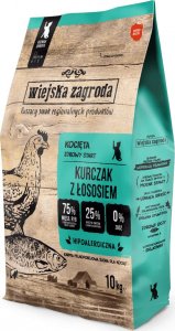 Wiejska Zagroda Wiejska Zagroda Kurczak z łososiem dla kociąt 10kg 1