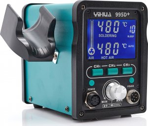 Techrebal STACJA HOT AIR YIHUA 995D+ ZESTAW 3W1 ROZLUTOWNICA 3