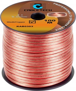 Przewód Cabletech Kabel głośnikowy 0,35mm 3