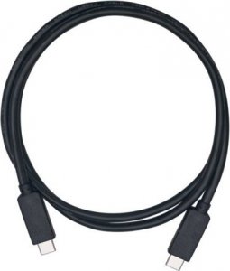 Kabel USB Qnap USB-C - USB-C 1 m Czarny (CAB-U310G10MCC) 1