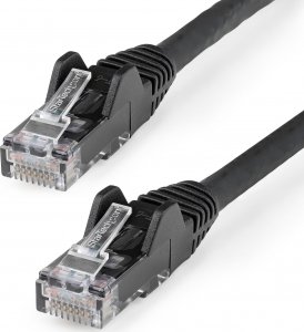 StarTech StarTech.com N6LPATCH10MBK kabel sieciowy Czarny 10 m Cat6 U/UTP (UTP) 1
