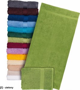 R.E.I.S. T-SOFT-70x140 - Ręcznik z wysokiej jakości frotte 500 g/m2 rozmiar 70x140cm - jasnoszary. 11