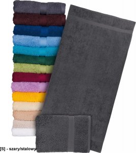 R.E.I.S. T-SOFT-70x140 - Ręcznik z wysokiej jakości frotte 500 g/m2 rozmiar 70x140cm - brązowy. 5