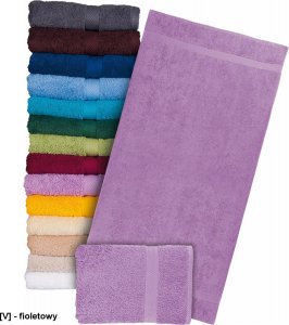 R.E.I.S. T-SOFT-70x140 - Ręcznik z wysokiej jakości frotte 500 g/m2 rozmiar 70x140cm - granatowy. 14