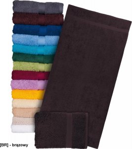 R.E.I.S. T-SOFT-70x140 - Ręcznik z wysokiej jakości frotte 500 g/m2 rozmiar 70x140cm - granatowy. 3