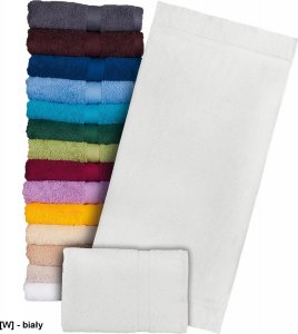 R.E.I.S. T-SOFT-70x140 - Ręcznik z wysokiej jakości frotte 500 g/m2 rozmiar 70x140cm - granatowy. 4