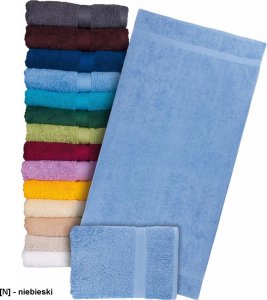 R.E.I.S. T-SOFT-70x140 - Ręcznik z wysokiej jakości frotte 500 g/m2 rozmiar 70x140cm - granatowy. 10