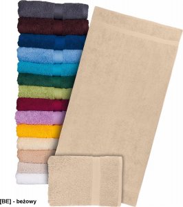 R.E.I.S. T-SOFT-70x140 - Ręcznik z wysokiej jakości frotte 500 g/m2 rozmiar 70x140cm - szary/stalowy. 7