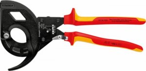 Knipex Nozyce do ciecia kabli VDE z z grzechotka i 2-komponen.rekoj. 320mm KNIPEX 1