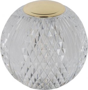 Lampa stołowa Lucide Kulista lampa stojąca Cintra do sypialni LED 2W złota 3