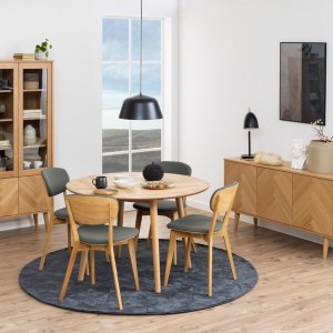 Actona ACTONA Stół obiadowy okrągły NAGINS I 75X120X120 naturalny 3