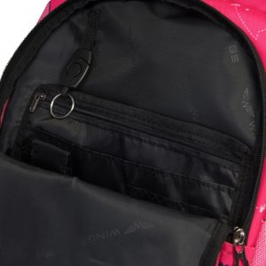 Wings Wings  Lekki plecak szkolny dziecięcy Panda + piórnik - różowy 4