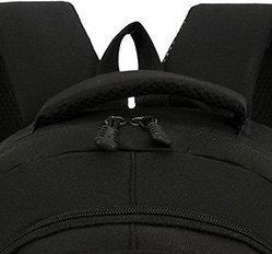 Wings Wings  Plecak turystyczny miejski z przegrodą na laptopa - czarny/pomarańczowy 4