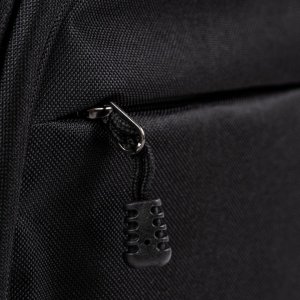 Wings Wings  Plecak turystyczny miejski z przegrodą na laptopa - czarny/pomarańczowy 5