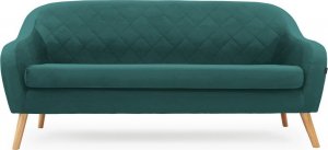 Homede HOMEDE Sofa 3 osobowa na nóżkach CORANTI 86x85x188 morska 1
