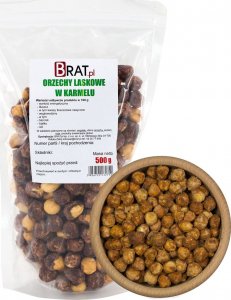 Brat Orzechy laskowe w karmelu 500g SŁODKA PRZEKĄSKA 1