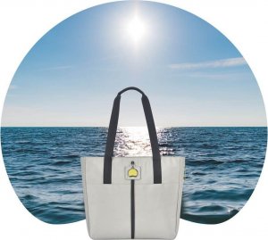 Torba Delsey Plecak na laptopa DAILY'S torba damska zakupowa szara 3