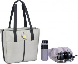 Torba Delsey Plecak na laptopa DAILY'S torba damska zakupowa szara 8