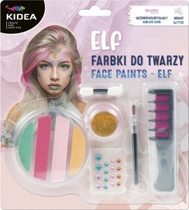 Kidea Farby do malowania twarzy i ciała oraz włosów ELF 1