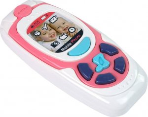 LeanToys Dziecięcy Edukacyjny Telefon Komórkowy Melodia Różowy 3