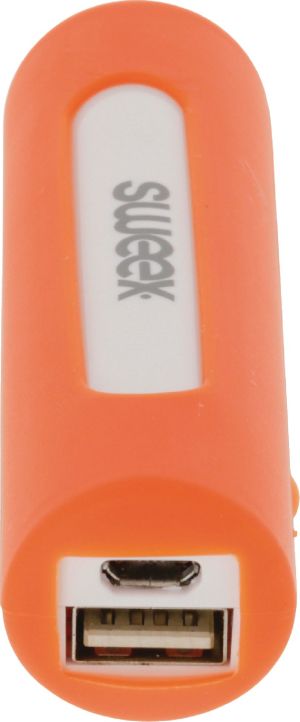 Powerbank Sweex z przyssawką 2500mAh, pomarańczowy (SW2500PB001OR) 4
