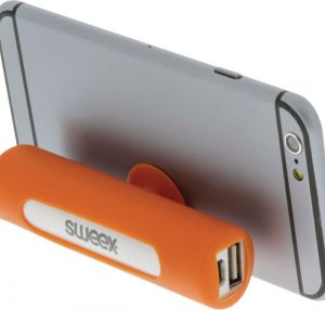 Powerbank Sweex z przyssawką 2500mAh, pomarańczowy (SW2500PB001OR) 7