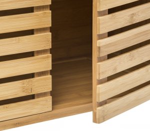 5five Szafka łazienkowa Z drzwiczkami Bambusowa Półka 4