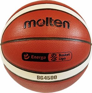 Molten Piłka do koszykówki Molten BG4500 Oficjalna piłka Energa Basket Liga B7G4500-PL 1