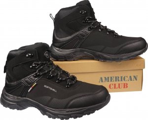 Buty trekkingowe męskie American Club WT-111BL czarne r. 44 6