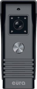 Eura Wideodomofon EURA VDP-45A3 ALPHA czarny kolor monitor 7'' obsługa 1 wejścia 3