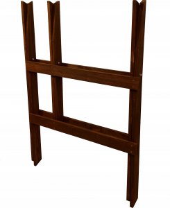 Wamar-Sosenka Koziołek drewniany do cięcia drewna kobyłka kozioł stojak Brązowy Drewno sosnowe 100x69x66 KD-1000_O_BR 2