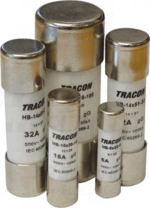 Tracon Electric Bezpiecznik cylindryczny HB 14X51 20A 1