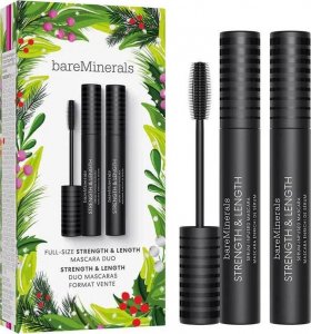 bareMinerals Strengh & Length Mascara Duo wzmacniająco-wydłużających tusz do rzęs 2x8ml 1