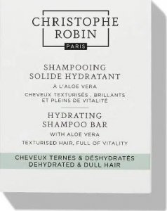 Christophe Robin Hydrating Shampoo Bar With Aloe Vera delikatnie oczyszczający szampon w kostce do włosów i ciała 100g 1