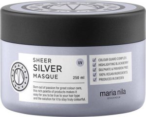 Maria Nila Sheer Silver Masque maska do włosów blond i rozjaśnianych 250ml 1
