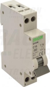 Tracon Electric Wyłącznik nadprądowy 1+N C 32A EVONC32 Tracon 1