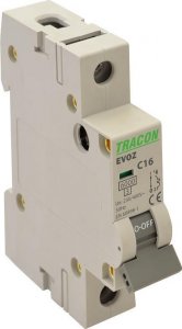 Tracon Electric Wyłącznik nadprądowy 20A 1P B EVOZ1B20 Tracon 1