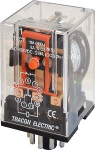 Tracon Electric Przekaźnik przemysłowy RM11 3P 12V AC 1