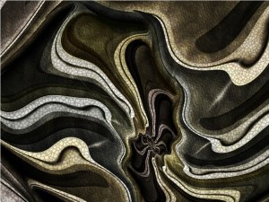DecoNest Fototapeta - Green and brown textured fractal - 300X231 1