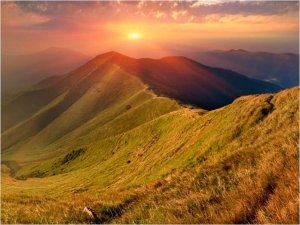 DecoNest Fototapeta - Piękny jesienny krajobraz, Karpaty - 300X231 1