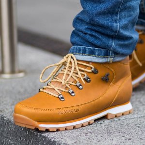 Buty trekkingowe męskie Bustagrip Outback MRM1E jasnobrązowe r. 45 2