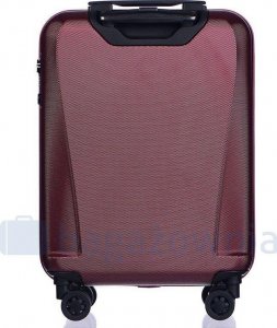 Puccini Mała kabinowa walizka PUCCINI LONDON PC019C+ 3 Czerwona 3