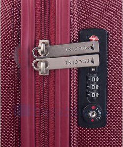 Puccini Mała kabinowa walizka PUCCINI LONDON PC019C+ 3 Czerwona 7