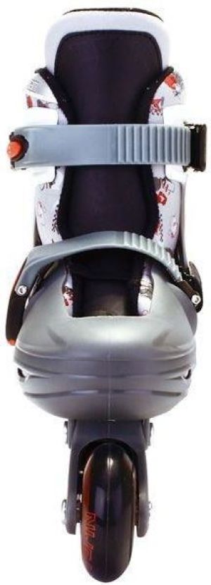 Rolki Nijdam Rolko-wrotki 3W1 szaro-białe r. 27-30 5