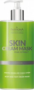 Farmona Farmona SKIN CREAM MASK PEAR EXTRACT Kremo - maska do ciała i stóp 500ml. 1