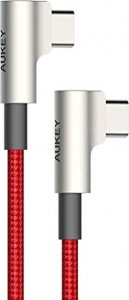Kabel USB Aukey USB-C - USB-C 1 m Czerwony (CB-CMD37 Red OEM) 1