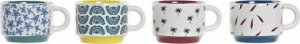 DKD Home Decor Zestaw filiżanek do kawy DKD Home Decor Wielokolorowy Kamionka (150 ml) 1