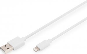Kabel USB Digitus USB-A - Lightning 2 m Biały (DB-600106-020-W) 1
