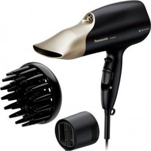 Suszarka Panasonic Panasonic Hair Dryer EH-NA67PN825 Nanoe 2000 W, Number of temperature settings 4, Ionic function, Diffuser nozzle, Black/Gold 1