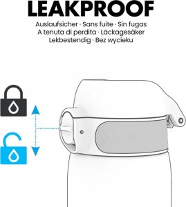 ion8 Butelka bidon na wodę dla dzieci ION8 I8RF350PVHHOG 350 ml jeże 3